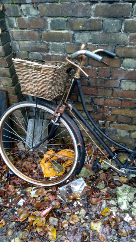 old rusted bicycle for sale